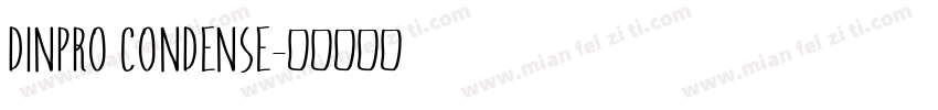 DINPRO CONDENSE字体转换